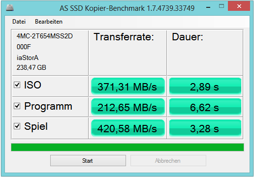 as ssd bench